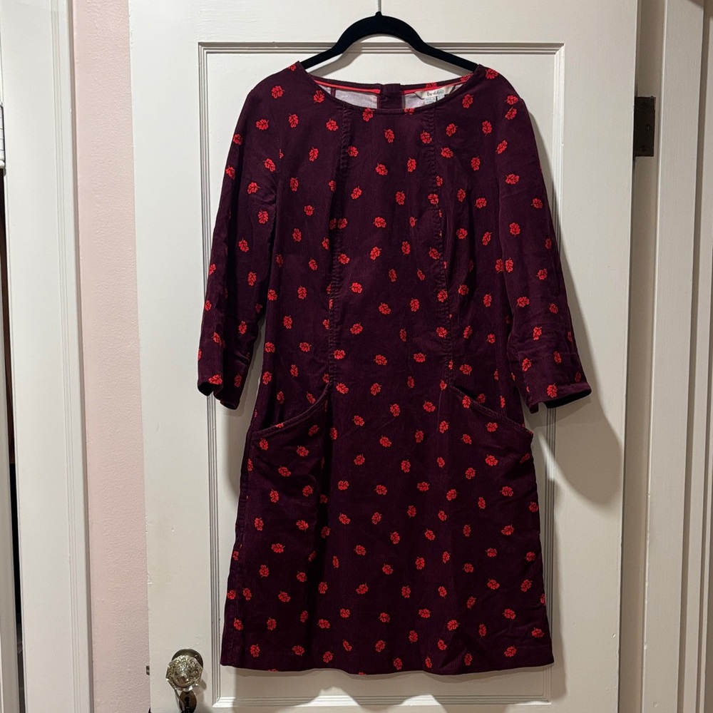 Corduroy 3/4 dress. - Picture 2 of 8